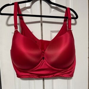 Torrid Curce Red Satin Bra 42DDD